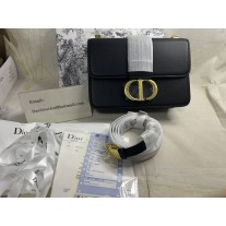 Dior 30 Montaigne Bag Box Calfskin Black - Dior Bag Outlet Official