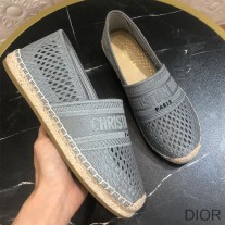 Christian Dior Bag Outlet For Sale Christian Dior Granville Espadrilles Women Mesh Sky Blue - Dior Bag Outlet Official