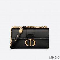 Dior 30 Montaigne East-West Bag With Chain Calfskin Black - Dior Bag Outlet Official