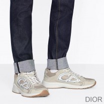Dior B30 Sneakers Unisex Mesh and Technical Fabric Beige - Dior Bag Outlet Official