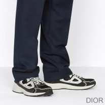Dior B30 Sneakers Unisex Mesh and Technical Fabric Black - Dior Bag Outlet Official