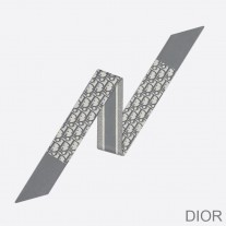 Dior Mitzah Twill Oblique Silk Grey - Dior Bag Outlet Official