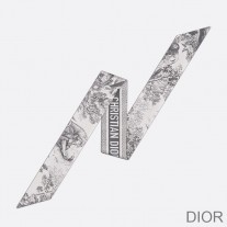Dior Mitzah Twill Toile de Jouy Silk Grey - Dior Bag Outlet Official