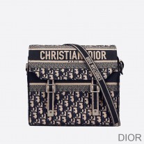 Diorcamp Messenger Oblique Motif Canvas Blue - Dior Bag Outlet Official
