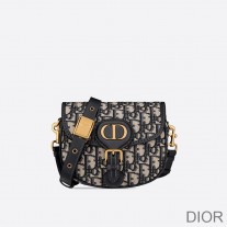 Small Dior Bobby Bag Oblique Motif Canvas Blue - Dior Bag Outlet Official