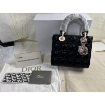 Dior Lady My ABCBag Cannage Lambskin Black