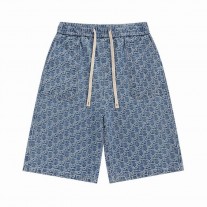 Christian Dior Men Shorts Swimming Trunks Dior Oblique Blue