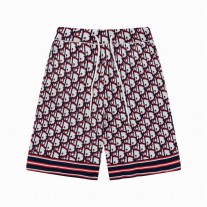 Christian Dior Men Shorts Swimming Trunks Dior Oblique Burgundy