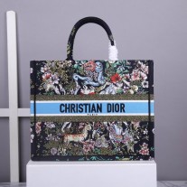 Dior Book Tote D-Constellation Embroidery Multicolor