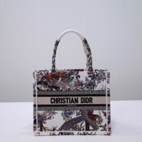 Dior Book Tote Multicolor Dior Jardin d'Hiver Embroidery