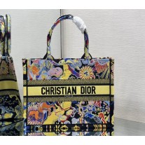 Dior Book Tote Zodiac Fantastico Embroidery Multicolor