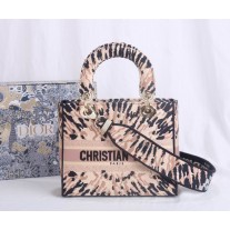 Dior Lady D-Lite Multicolor Tie Dior Embroidered Bag