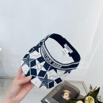 Christian Dior Visor Etoile Cotton Blue