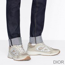 Dior B30 Sneakers Unisex Mesh and Technical Fabric Beige - Dior Bag Outlet Official