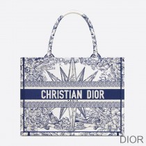 Dior Book Tote Reve d'Infini Motif Canvas Blue - Dior Bag Outlet Official