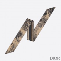 Dior Mitzah Twill Toile de Jouy Silk Beige - Dior Bag Outlet Official
