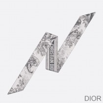 Dior Mitzah Twill Toile de Jouy Silk Grey - Dior Bag Outlet Official