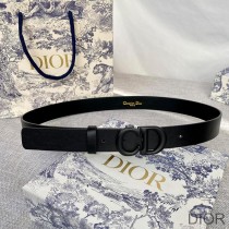 Dior Saddle Belt Matte Calfskin Black