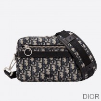 Dior Safari Messenger Oblique Motif Canvas Blue - Dior Bag Outlet Official