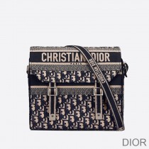 Diorcamp Messenger Oblique Motif Canvas Blue - Dior Bag Outlet Official