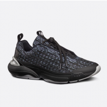 Christian Dior B24 Men Sneaker Black Dior Oblique Technical Fabric