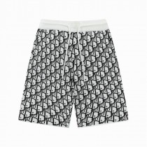 Christian Dior Men Shorts Swimming Trunks Black White Dior Oblique