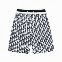 Christian Dior Men Shorts Swimming Trunks Dior Oblique Black White