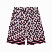 Christian Dior Men Shorts Swimming Trunks Dior Oblique Burgundy