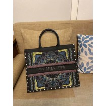 Dior Book Tote 41CM Lights Embroidery Calfskin