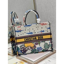 Dior Book Tote Latte Dior Ciel de Rêve Embroidery