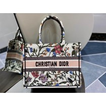 Dior Book Tote Medium Rosa Mutabilis Multicolor