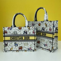 Dior Book Tote Multicolor Dior Pixel Zodiac Embroidery