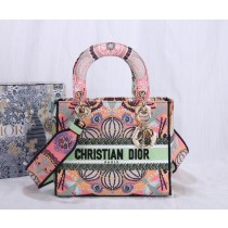 Dior Lady D-Lite Multicolor Dior In Lights Embroidery