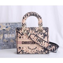 Dior Lady D-Lite Multicolor Tie Dior Embroidered Bag
