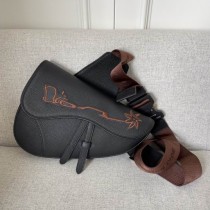 Dior x Cactus Jack Saddle Bag Black