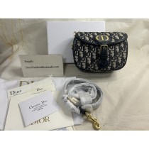 Dior Small Bobby Bag Oblique Motif Canvas Blue - Dior Bag Outlet Official