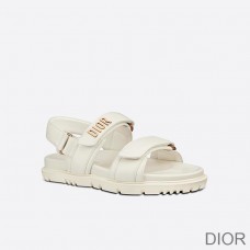 DiorAct Sandals Women Lambskin White - Dior Bag Outlet Official
