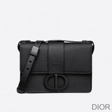 Dior 30 Montaigne Bag Ultramatte Grained Calfskin Black - Dior Bag Outlet Official