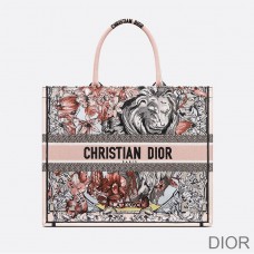 Dior Book Tote La Force Motif Canvas Multicolor - Dior Bag Outlet Official