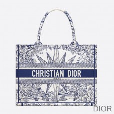 Dior Book Tote Reve d'Infini Motif Canvas Blue - Dior Bag Outlet Official