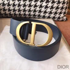 Dior CD Belt Leather Blue - Dior Bag Outlet Official
