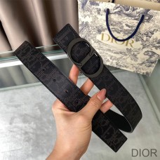 Dior CD Belt Oblique Calfskin Black - Dior Bag Outlet Official