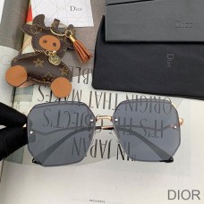 Dior D7088 Square Sunglasses In Black - Dior Bag Outlet Official