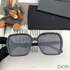 Dior D7732 Square Sunglasses In Black - Dior Bag Outlet Official