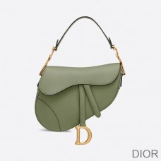 Dior Saddle Bag Grained Calfskin Green - Dior Bag Outlet Official