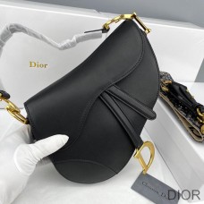 Dior Saddle Bag Smooth Calfskin Black - Dior Bag Outlet Official