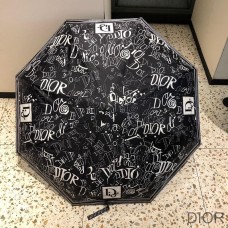 Dior Umbrella Graffiti Print In Black - Dior Bag Outlet Official