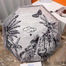 Dior Umbrella Jungle Print In Black - Dior Bag Outlet Official