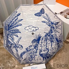 Dior Umbrella Jungle Print In Blue - Dior Bag Outlet Official