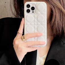 Dior iPhone Case Cannage Patent Leather White - Dior Bag Outlet Official